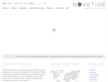 Tablet Screenshot of novetide.com